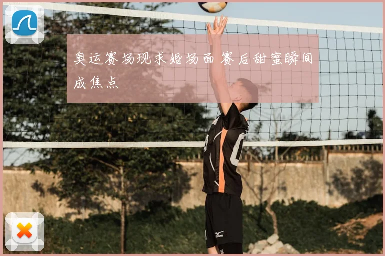 奥运赛场现求婚场面 赛后甜蜜瞬间成焦点
