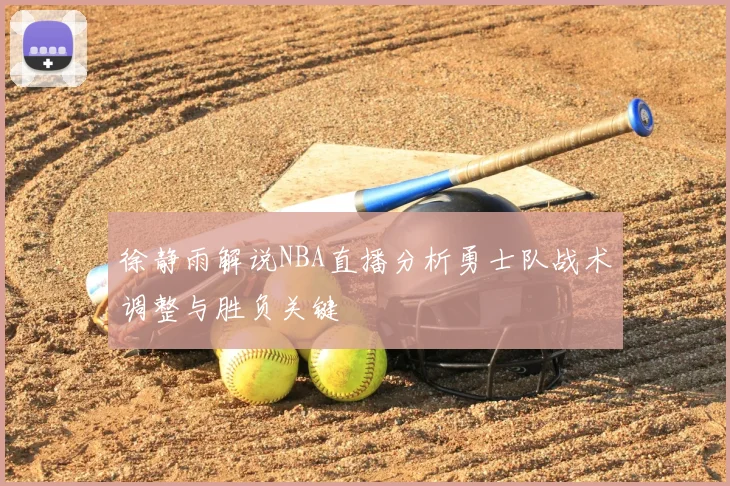 徐静雨解说NBA直播分析勇士队战术调整与胜负关键