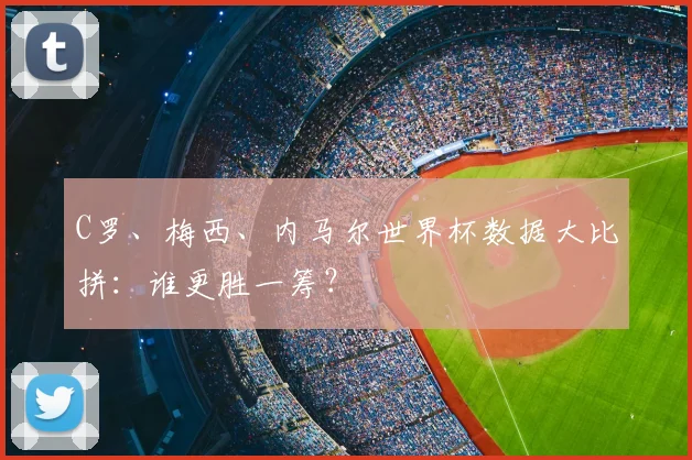 C罗、梅西、内马尔世界杯数据大比拼：谁更胜一筹？