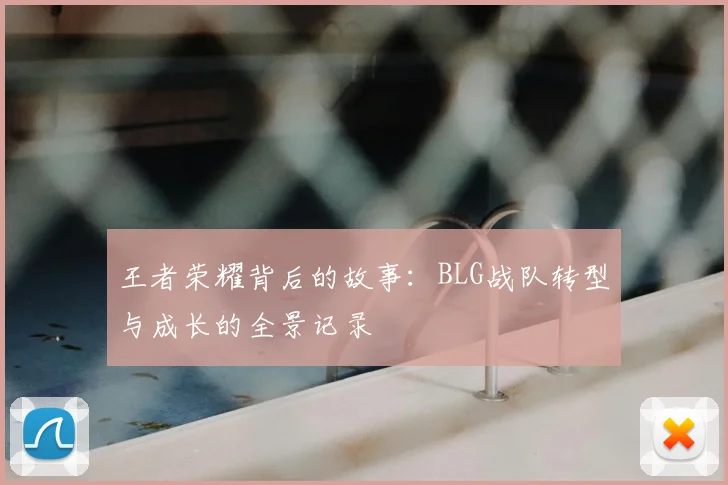 王者荣耀背后的故事:BLG战队转型与成长的全景记录