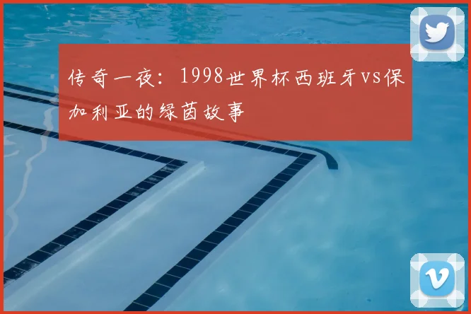 传奇一夜：1998世界杯西班牙vs保加利亚的绿茵故事