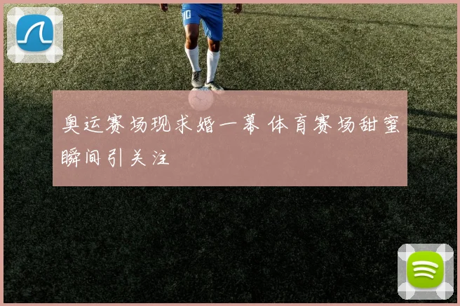 奥运赛场现求婚一幕 体育赛场甜蜜瞬间引关注