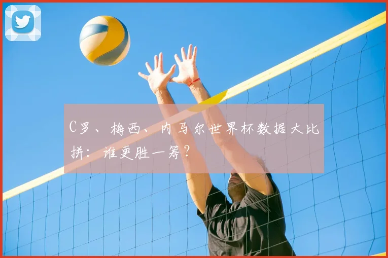 C罗、梅西、内马尔世界杯数据大比拼:谁更胜一筹?